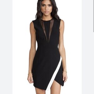Finders Keepers Black and White Mini Dress